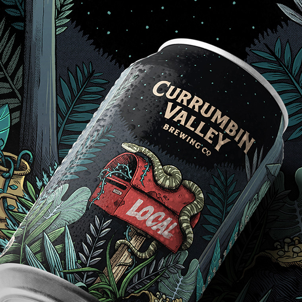 可伦宾谷啤酒包装设计