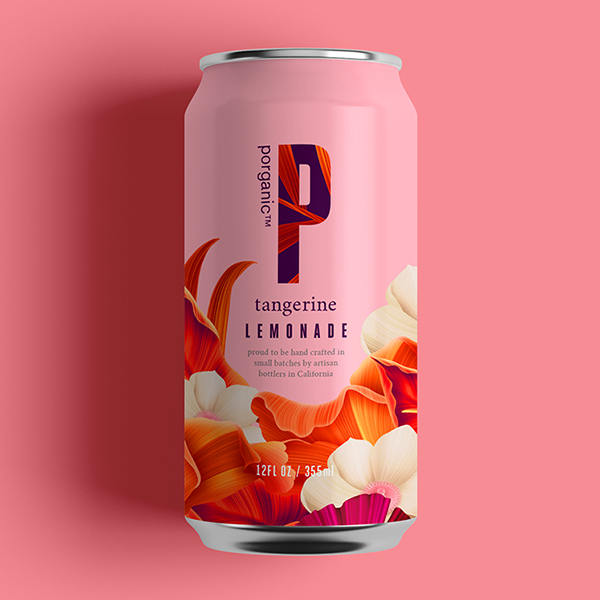 Porganic饮料包装设计