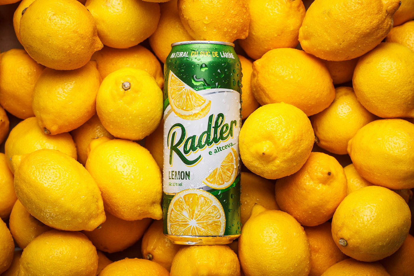 Efes Radler柠檬汽水饮料包装设计